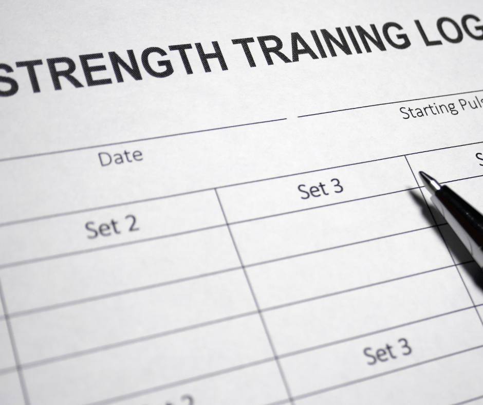 keeping a training log