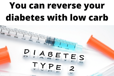 You can reverse your diabetes with low carb