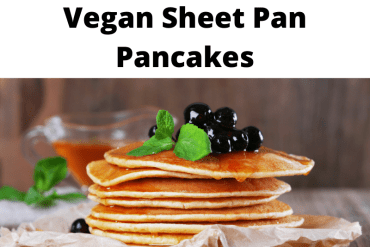 vegan sheet pan pancakes